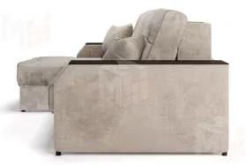Угловой диван-кровать Лас-Вегас Бежевый левый