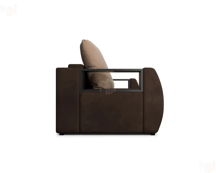 Диван еврокнижка Мальтида коричневый Luna 092 + подушки бежевый Luna 061