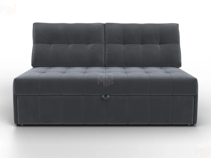 Диван прямой Лига-107 (140) ( SEVEN 17 серый )