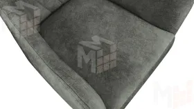 Стул Chester Т6 Черный муар Велюр V003 темно-серый