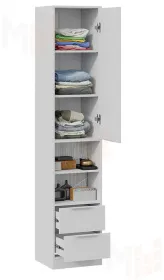 Шкаф комбинированный Марли - 403.005.000 Белый