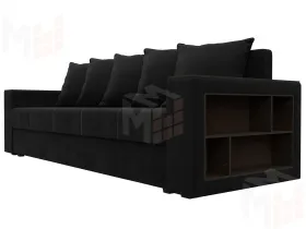 Диван прямой Дубай Лайт ( Черный )
