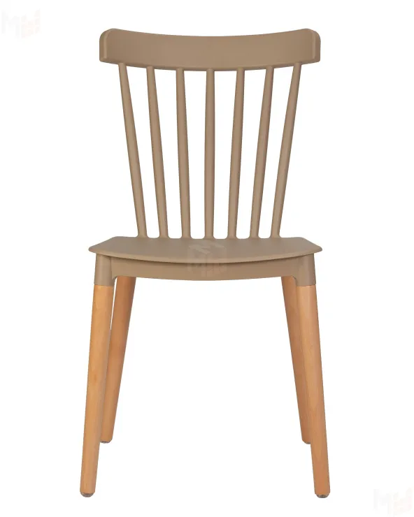 Стул обеденный DOBRIN THEO (ножки светлый бук, цвет бежевый (GR-03))
