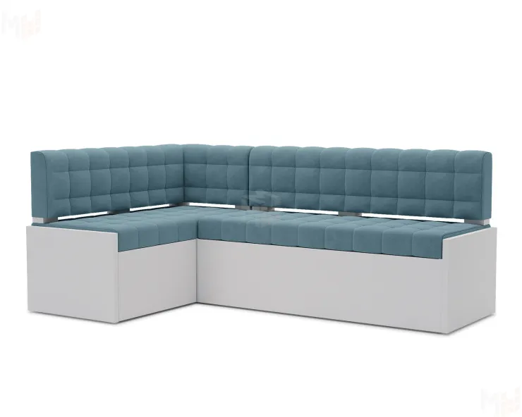 Ганновер Левый угол (Голубой - Luna 089) 208х82х133 см