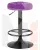 Табурет барный DOBRIN BRUNO BLACK (фиолет велюр (MJ9-58))