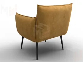 Кресло Лига-083 ( велюр BRUT 10 желтый )