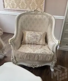 Кресло Мона Лиза белый глянец