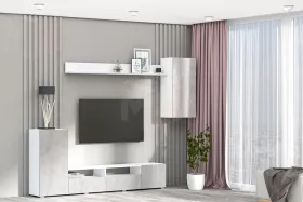 Гостиная Аллегро 2 Белый/Цемент Светлый