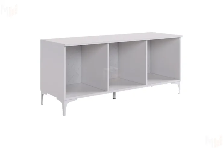 Тумба Зефир  115.01 белое дерево/пудра розовая (эмаль)