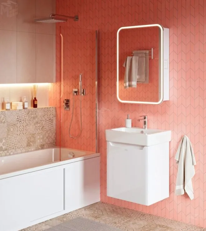 Зеркальный шкаф с LED подсветкой Lana 550