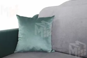 Диван Джонни-2 Лекко Теал/Лекко Графит