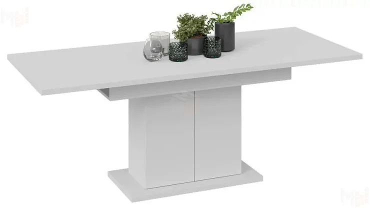 Стол раздвижной Детройт Тип 1 Белый