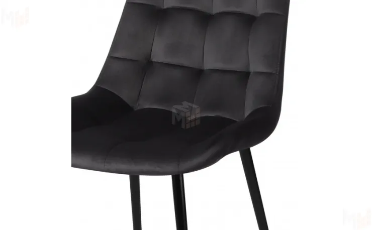 Полубарный стул Эйден Confetti черный H-75/черный