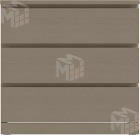 Комод Варма 3 дуб беленый