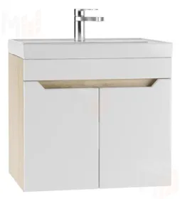 Тумба под умывальник "Енисей 60" Мечта без ящика подвесная Айсберг