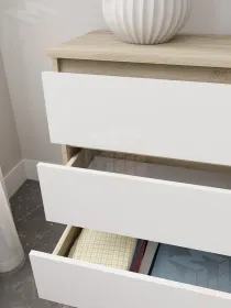 Комод Мори 1380.6 сонома/белый