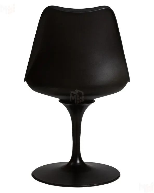 Стул обеденный DOBRIN TULIP (черное основание, цвет черный (B-03))