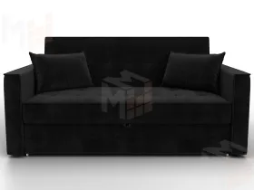 Диван прямой Лига-104 (140) ( SEVEN 35 черный )