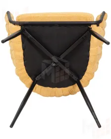 Стул обеденный DOBRIN MATILDA (жёлтая ткань (LAR 275-8))