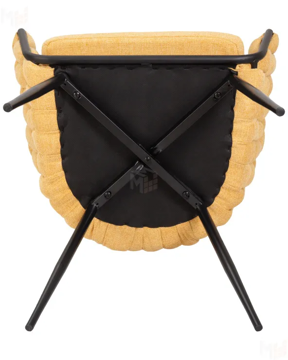 Стул обеденный DOBRIN MATILDA (жёлтая ткань (LAR 275-8))