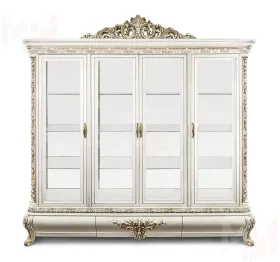 Сервант Алсу белый глянец