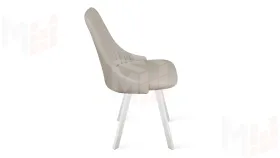 Стул Франк (паук) исп. 2 - ДП2-30 Белый матовый/Catania Ivory (бежевый)