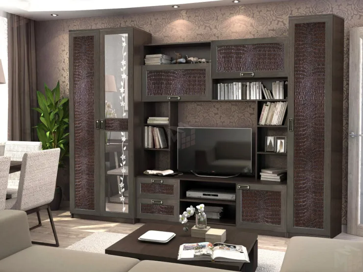 Гостиная Аллегро 6 Крокодил Темный