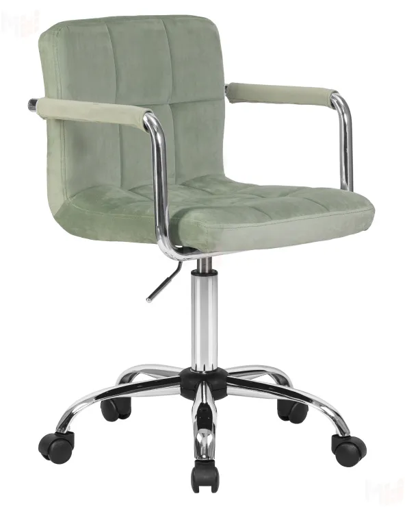 Офисное кресло для персонала DOBRIN TERRY (мятный велюр (MJ9-87))