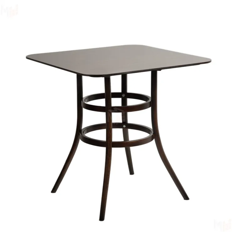 Стол  Сатурн квадратный (темный орех)