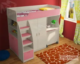 Кровать-чердак Фанки Кидз 18