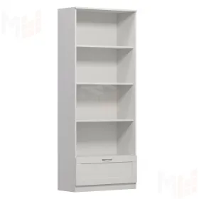 Стеллаж Сириус 78*190 см 1 ящик (белый)