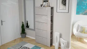 Тумба для обуви Эрика Тип 2 (Ясень шимо/бежевый)