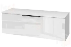 Тумба навесная Слайд Белый глянец 