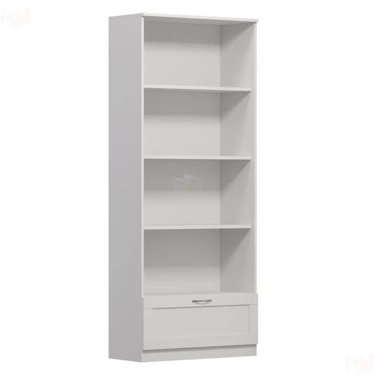 Стеллаж Сириус 78*190 см 1 ящик (белый)