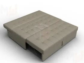 Диван прямой Лига-107 (160) ( GRIFON 04 бежевый )