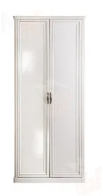 Шкаф Натали 2-дверный без зеркал белый глянец