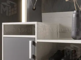 Прихожая Визит (крафт белый/графит)