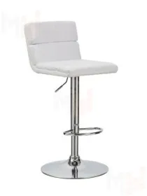 Барный стул BCR-201 Белый глянец