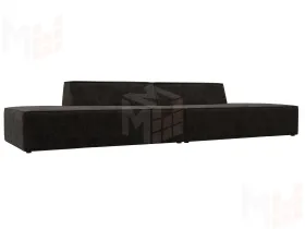 Диван прямой модульный Монс лофт ( BRUT 17 коричневый )