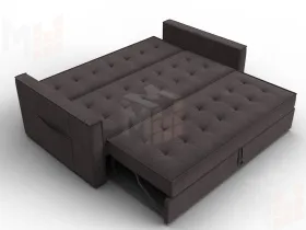 Диван прямой Лига-104 (160) ( SEVEN 727 коричневый )