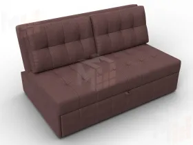 Диван прямой Лига-107 (140) ( JOLY 09 бордовый )