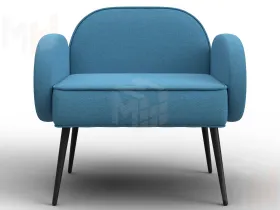 Кресло Лига-086 ( Амур 10 голубой )