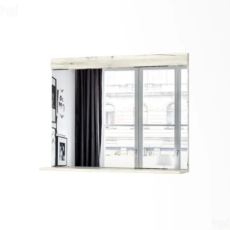 Зеркало СОНАТА  ЗС-900 Крафт белый