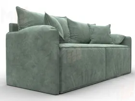 Диван прямой модульный Лига-106 ( BRUT 08 зеленый )