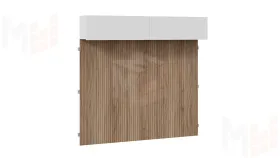 Шкаф навесной с декоративными панелями Порто - СМ-393.21.023-24 Белый