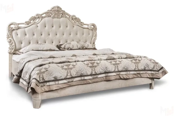 Кровать Патрисия 180х200 см крем корень глянец