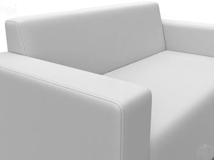 Диван прямой Лига-093 ( Белый )