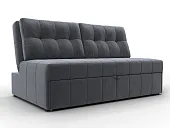 Диван прямой Лига-107 (140) ( SEVEN 17 серый )