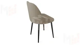 Стул Гранд К1К Черный муар, Велюр Confetti Smoke