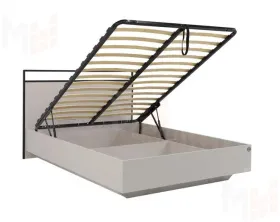 Кровать Николь 7.16  с подъёмным механизмом Кашемир/черный